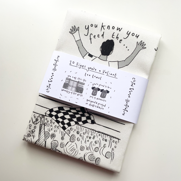 10 Signs You're a Valiant - Tea Towel - Port Vale Football Club