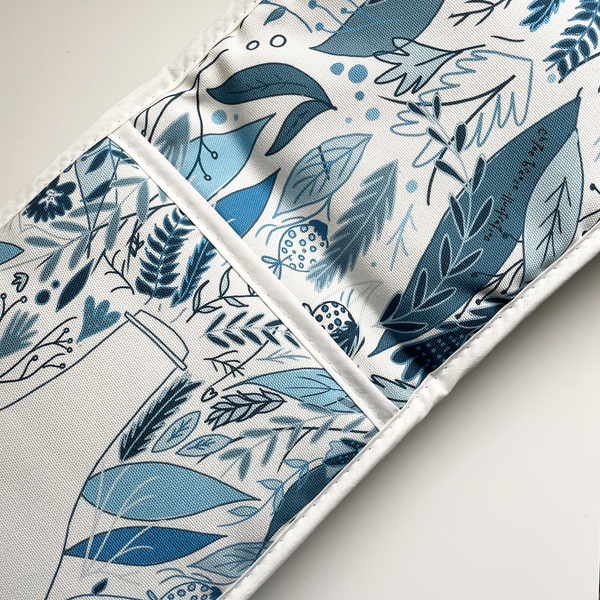 "Blooming Blue" Oven Glove