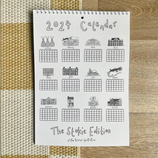 *PRE ORDER* - 2024 Calendar - The Stokie Edition - Stoke-on-Trent