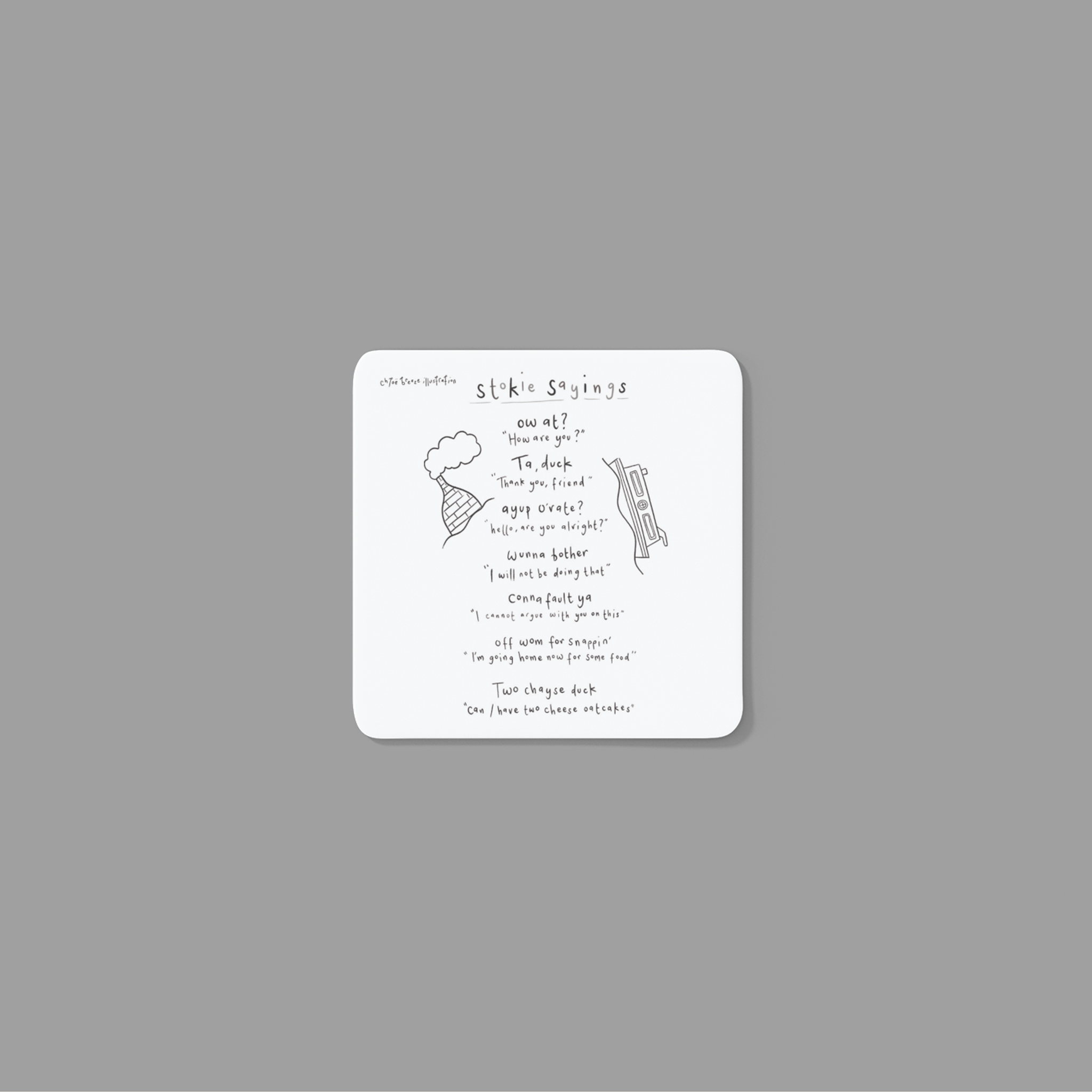 Stokie Sayings Coaster