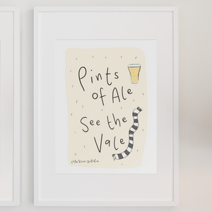 Ale and Vale - Port Vale Print