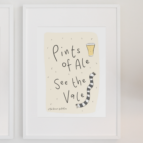 Ale and Vale - Port Vale Print