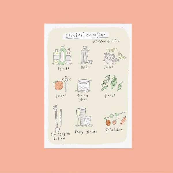 Cocktail Essentials Print