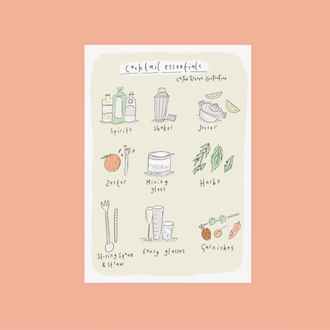 Cocktail Essentials Print
