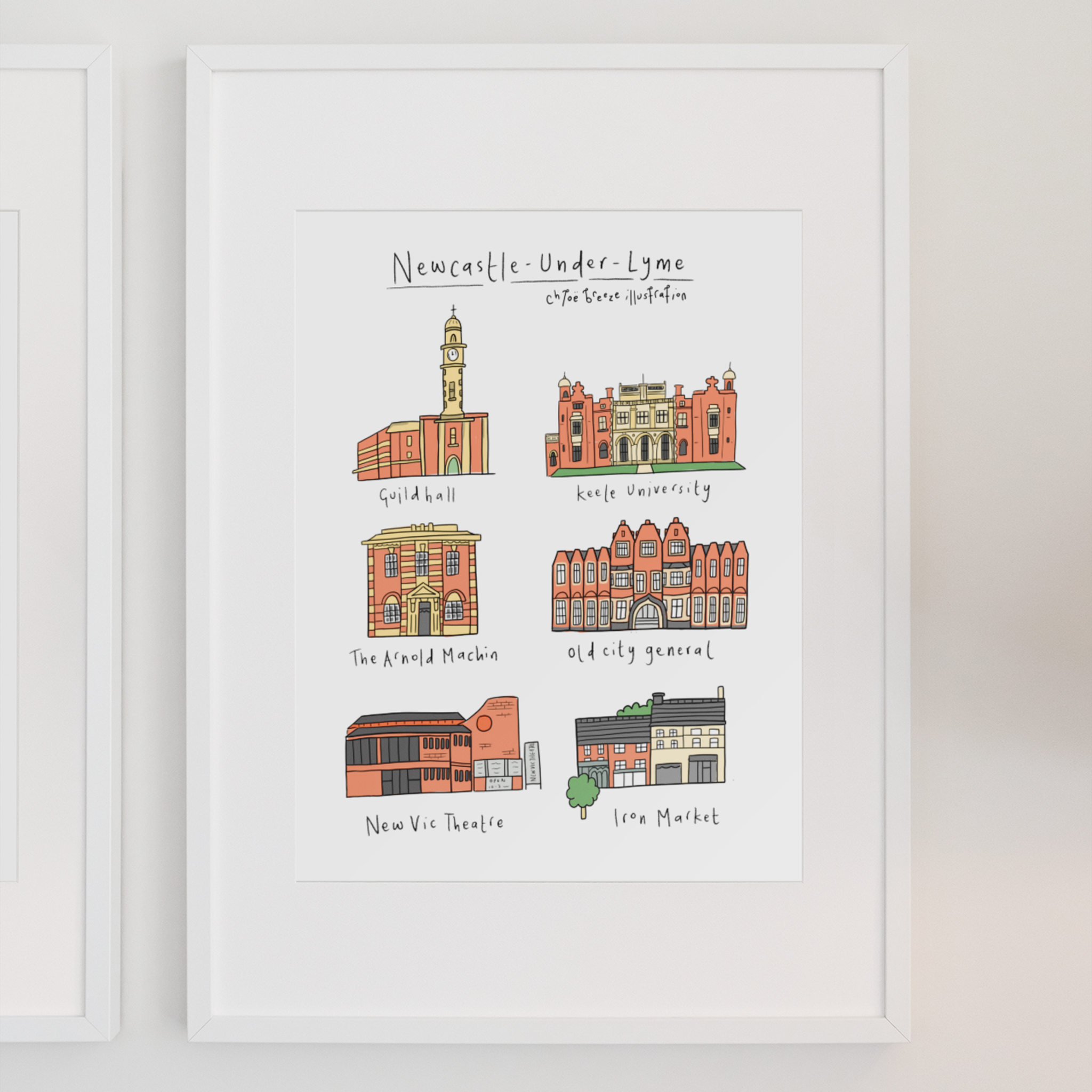 Newcastle Under Lyme Buildings Print