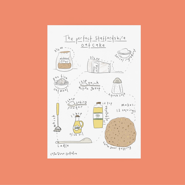 The Perfect Staffordshire Oatcake Recipe Print