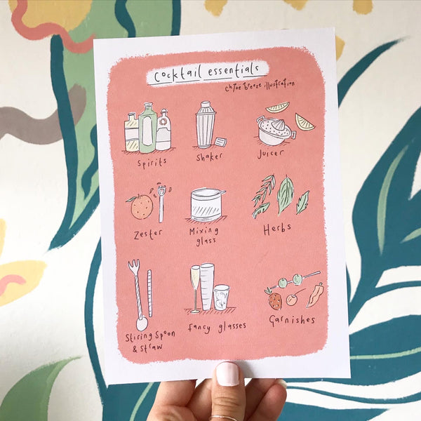 Cocktail Essentials Print