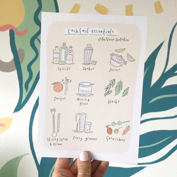 Cocktail Essentials Print